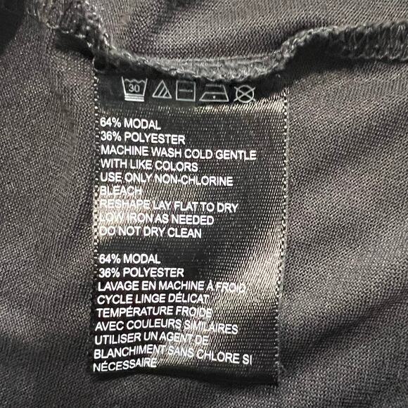 Silence & Noice Urban Outfitters Top Women's Small Gray 3/4 Sleeves Cowl Neck - Picture 7 of 8